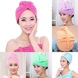 Microfiber hair Cap Towel (Random Colors)