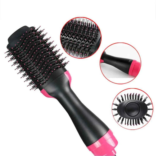 One Step Hot Air Brush - Dryer + Straightener