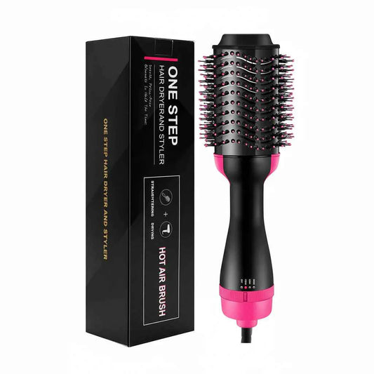 One Step Hot Air Brush - Dryer + Straightener